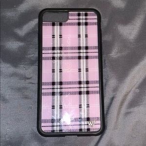 Plaid Wildflower iPhone 8 Plus Case